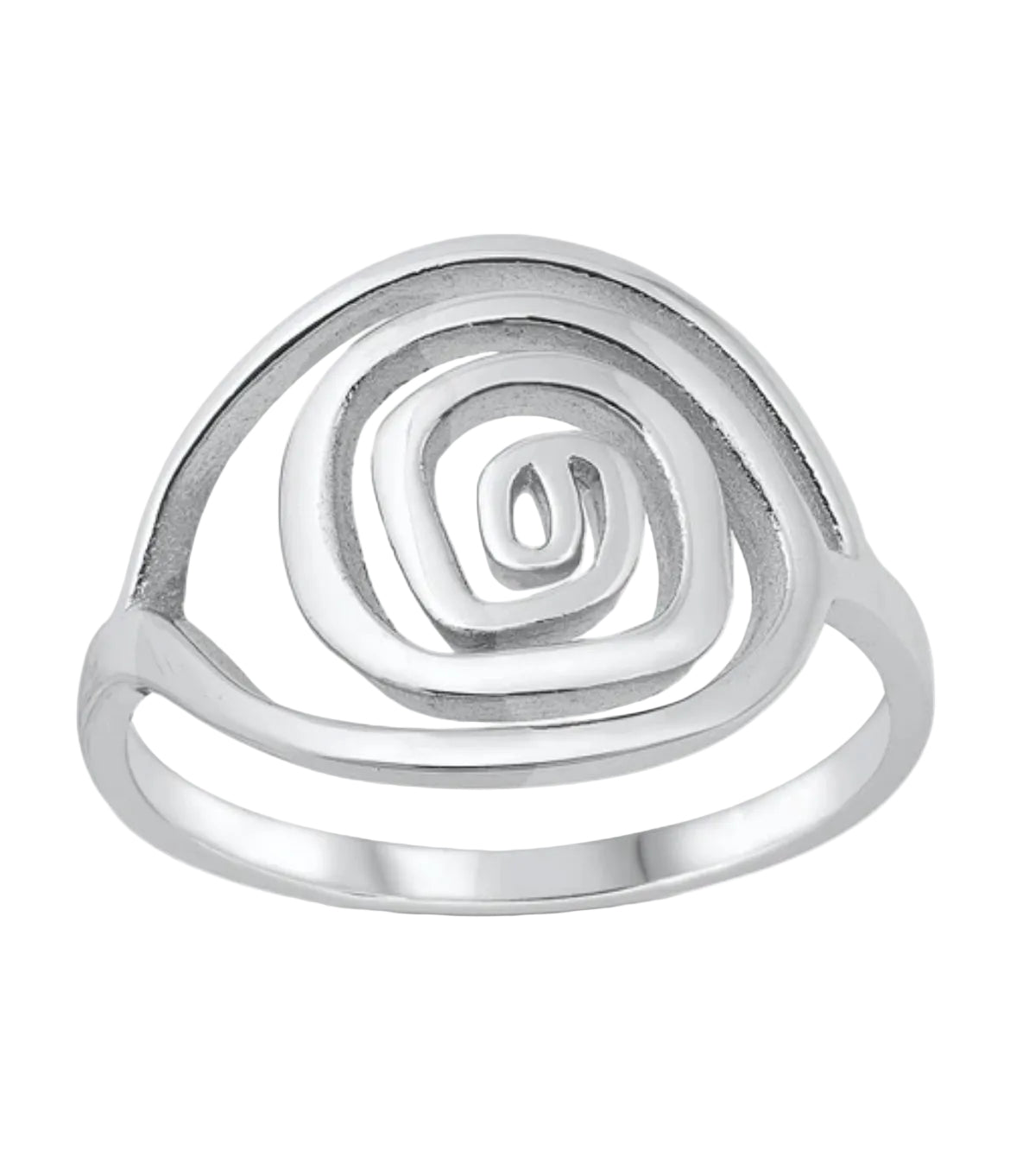Circle Swirl Ring