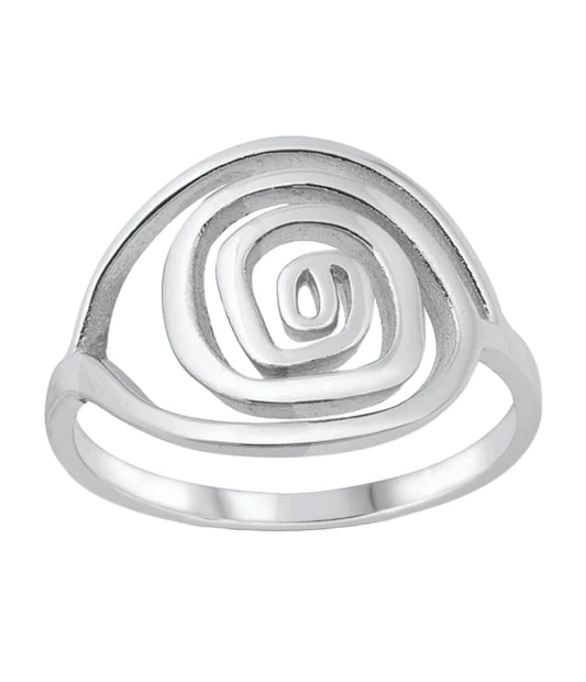 Circle Swirl Ring