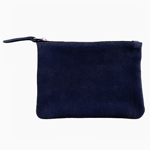 Suede Pouch Navy In Stock