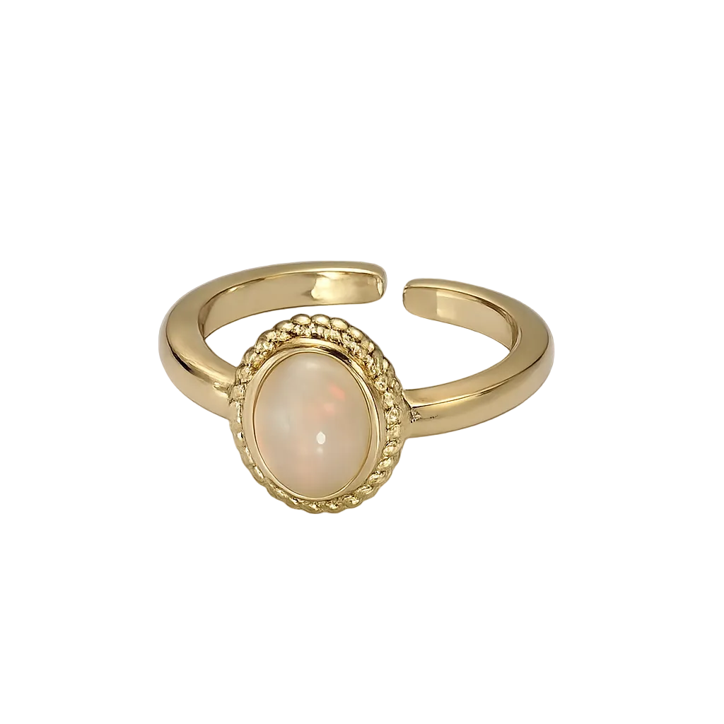 Oval Opal Ring