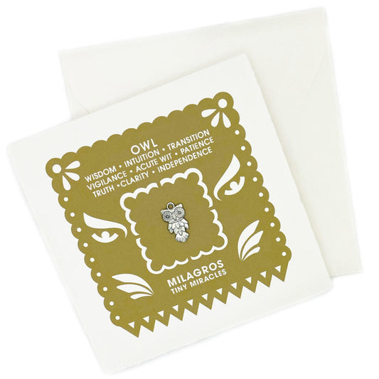 Milagro Notecard Owl