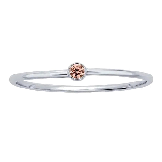 Tiny Solitaire Ring