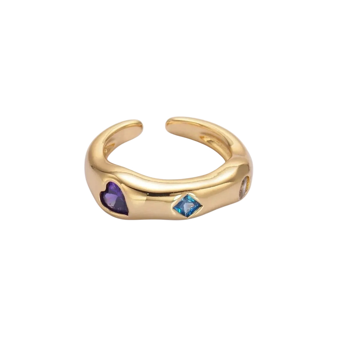 Abstract Stone Ring