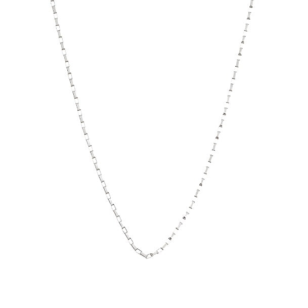 Sterling Silver Elongated Box Chain