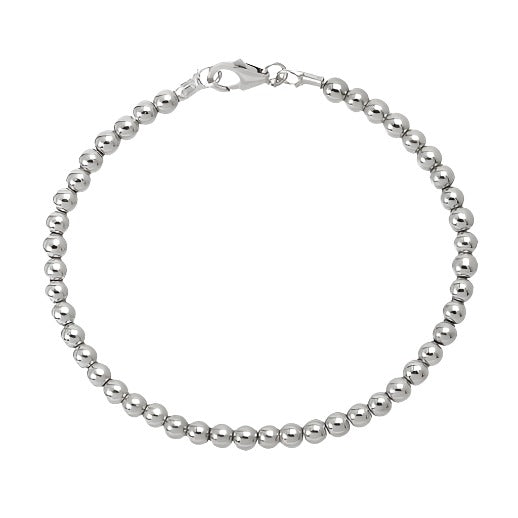 Sterling Silver Bead Bracelet