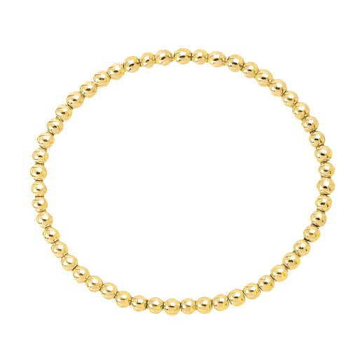 14kt Gold Filled Stretch Bead Bracelet