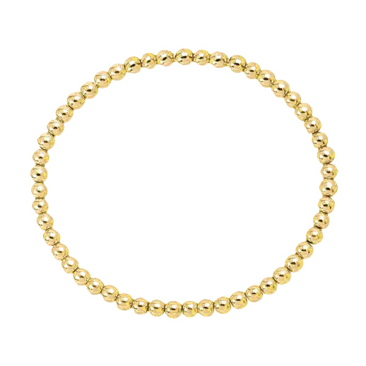 14kt Gold Filled Stretch Bead Bracelet