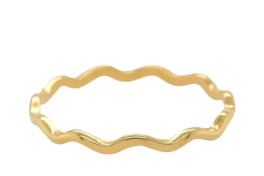 Wavy Stacking Ring