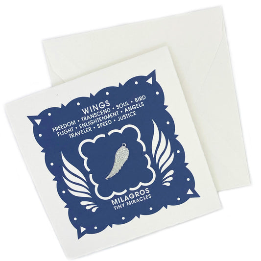Milagro Notecard Wings