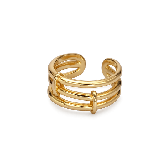 Three Row Wrap Ring