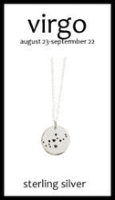 Virgo Zodiac Constellation Necklace