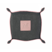 Two Tone Suede and Leather Catchall