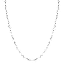 Sterling Silver Heart Chain Necklace