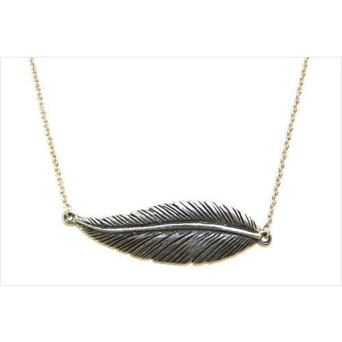 Horizontal Feather Necklace