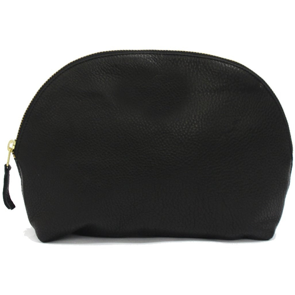 Medium Leather Cosmetic Bag Pouch