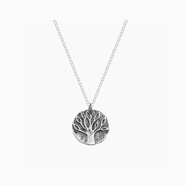 Tree of Life Coin Necklace