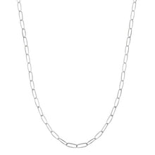 Sterling Silver Paperclip Chain Necklace