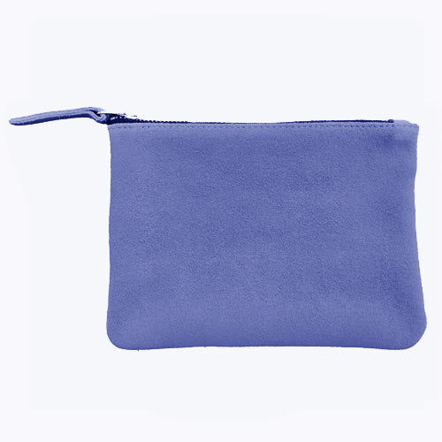 Suede Pouch Periwinkle