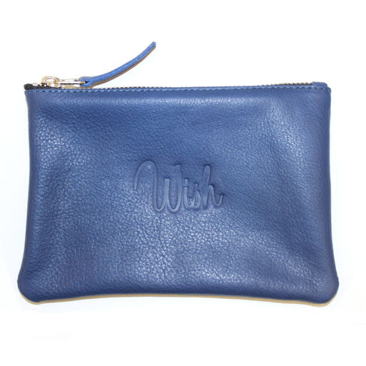 Wish Embossed Pouch